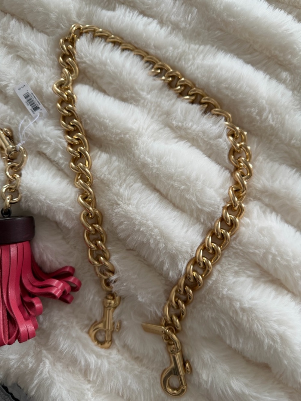 Coach keychain and chunky shoulder strap - Picture 4 of 7